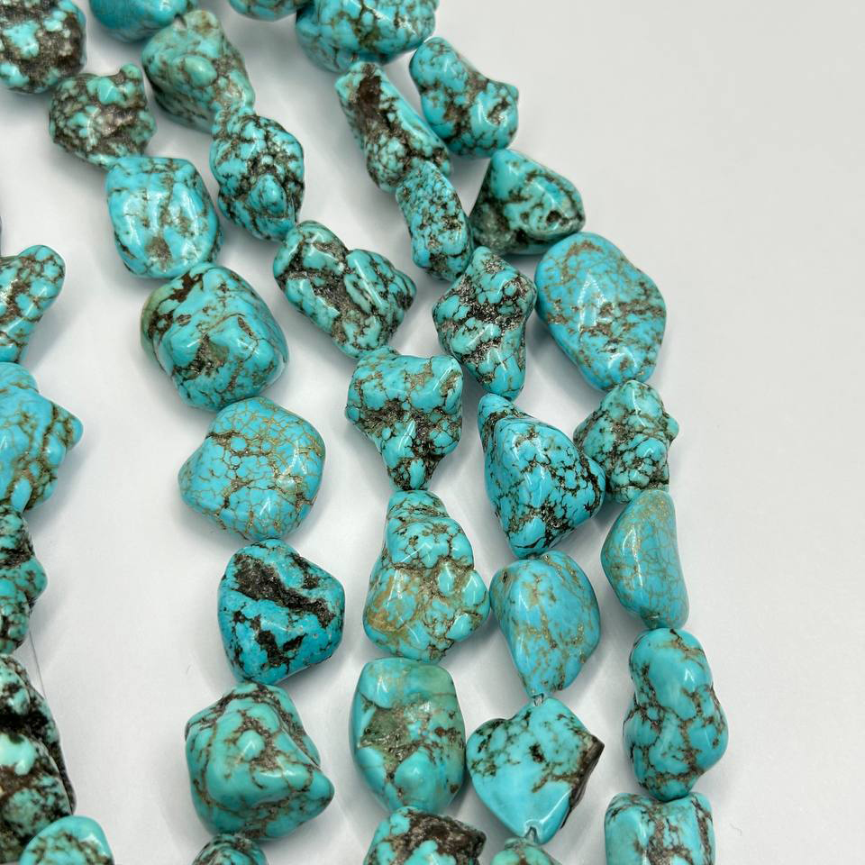 Говлит средний размер бусин 17*21мм натуральные бусины